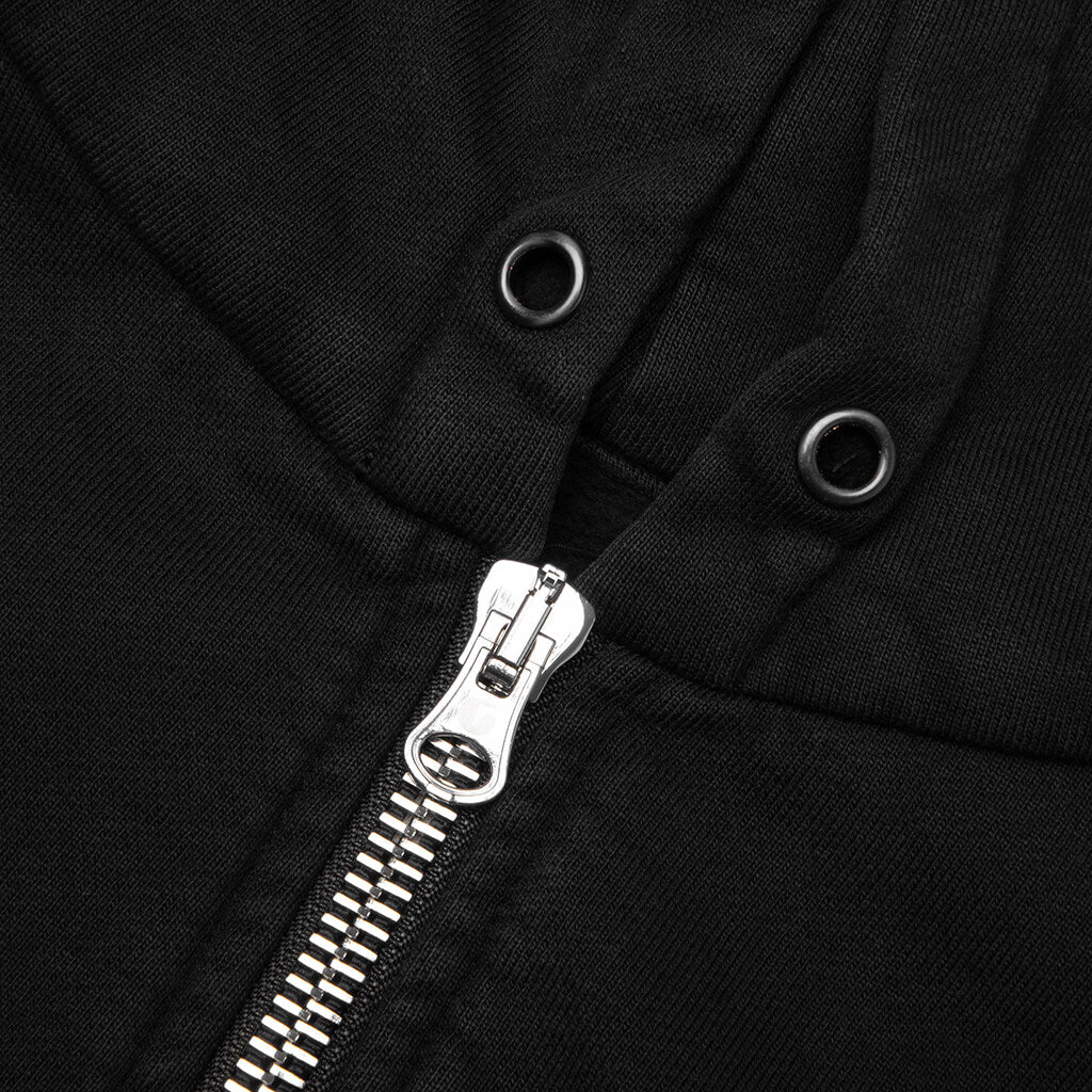 Contrast Panel Sweatshirt - Washed Black/Heather Grey