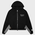Contrast Panel Sweatshirt - Washed Black/Heather Grey