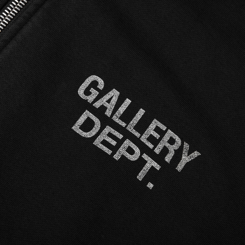Contrast Panel Sweatshirt - Washed Black/Heather Grey