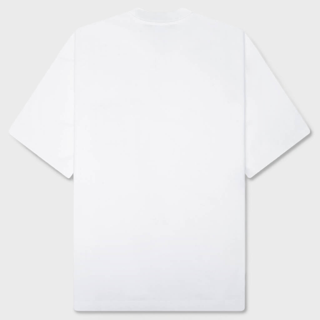 Contrast Pocket T-Shirt - Lily White