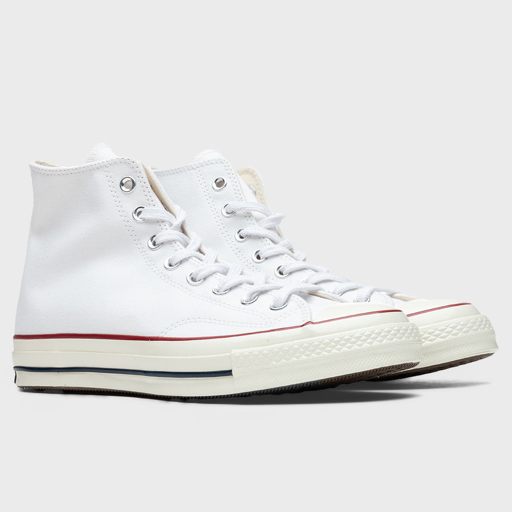 Chuck '70 Hi - White/Garnet/Egret