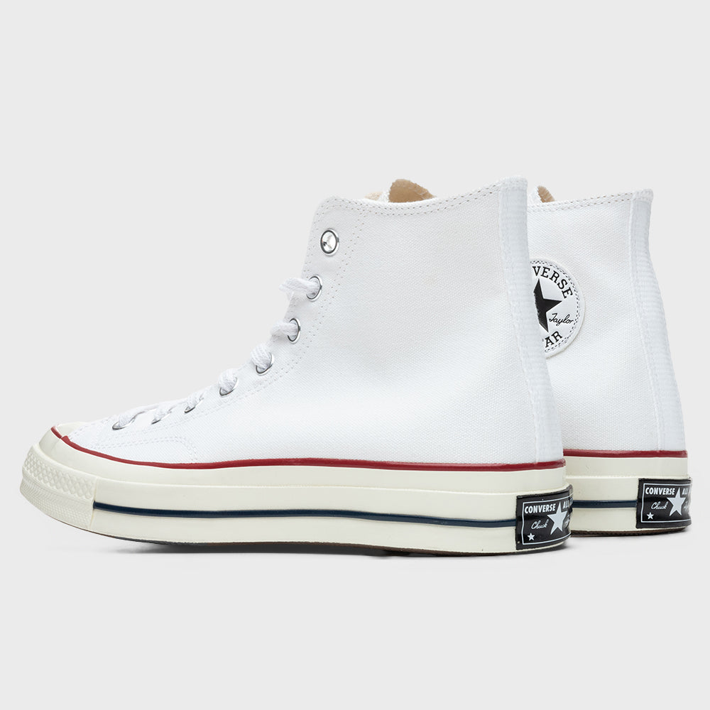 Chuck '70 Hi - White/Garnet/Egret