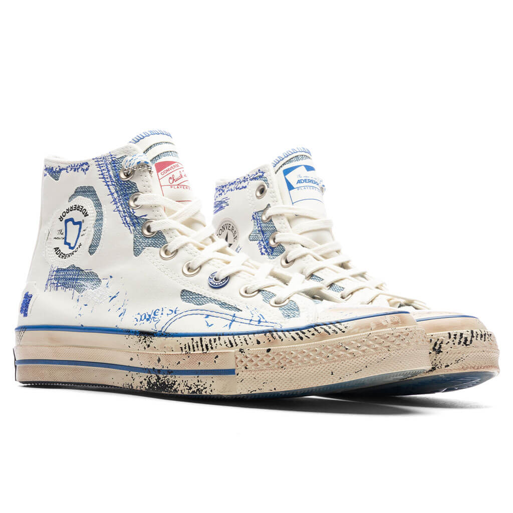 Chuck 70 Hi - White/Blue/Imperial Blue