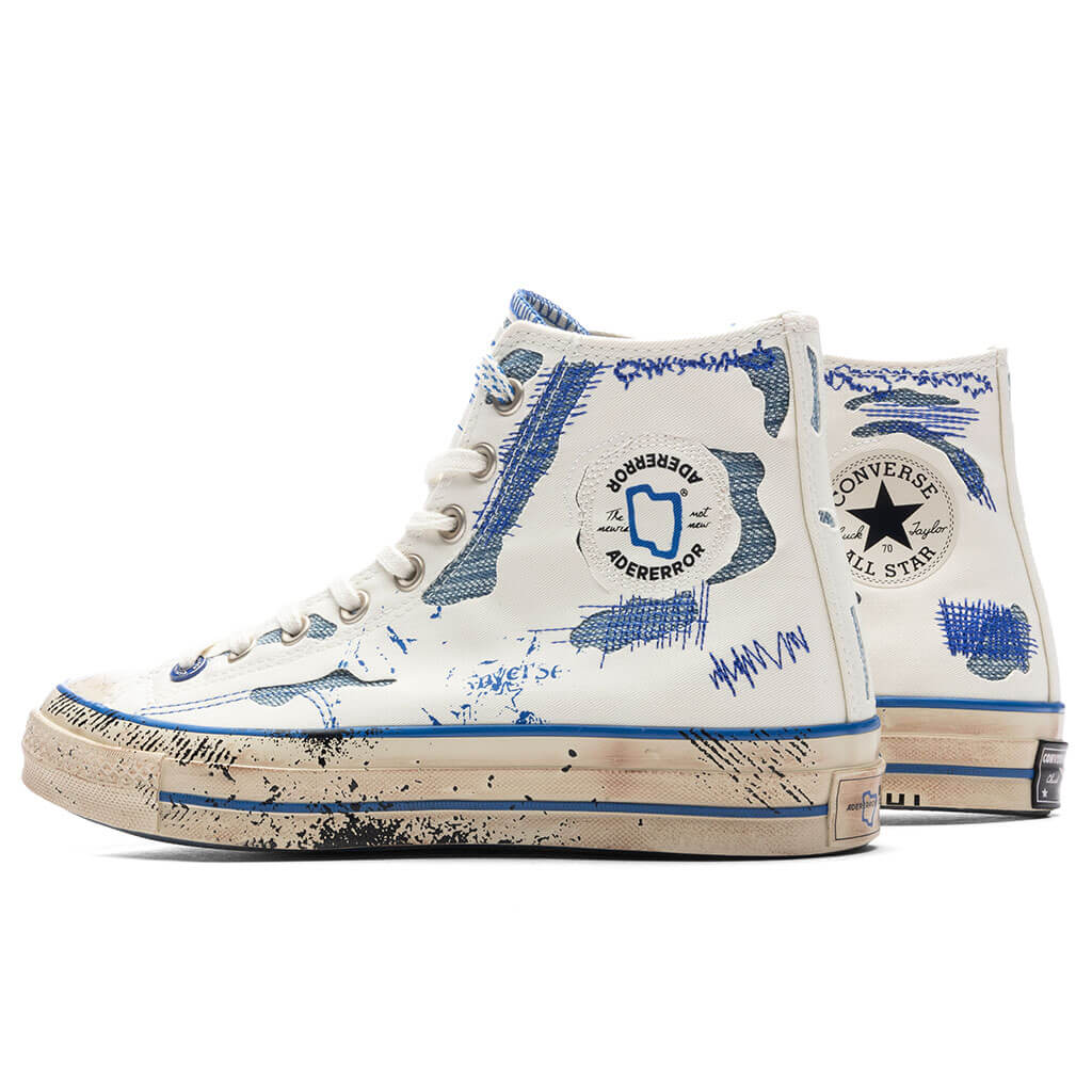 Chuck 70 Hi - White/Blue/Imperial Blue