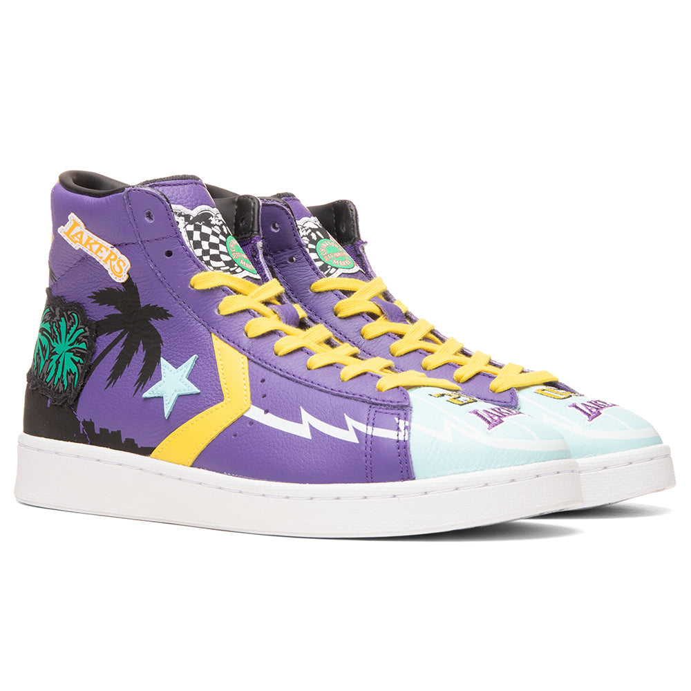 Leather Hi - Prism Violet/Poolside