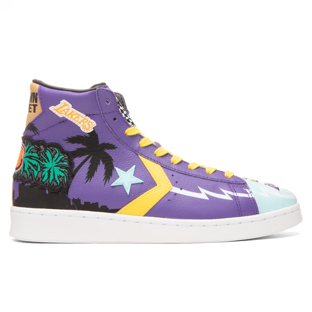 Leather Hi - Prism Violet/Poolside