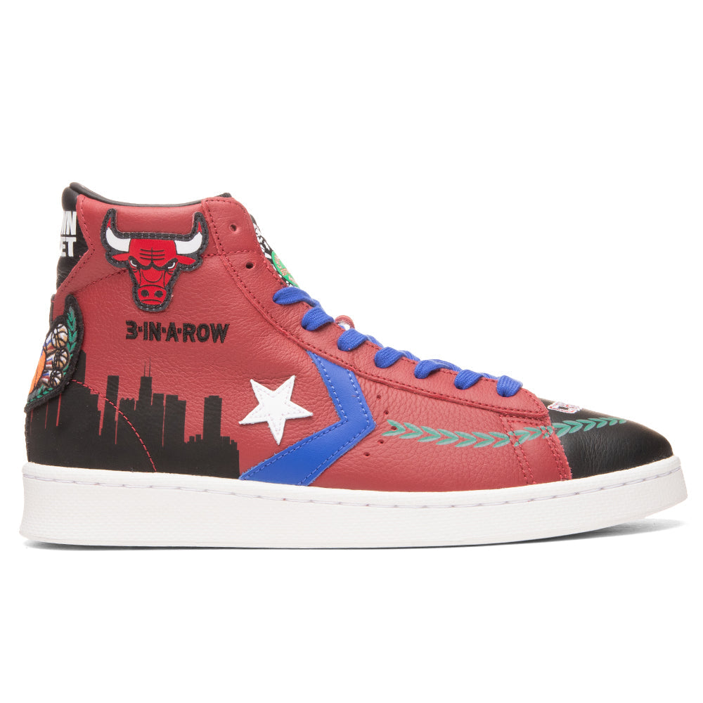 Pro Leather Hi - Garnet/Black/Hyper Royal