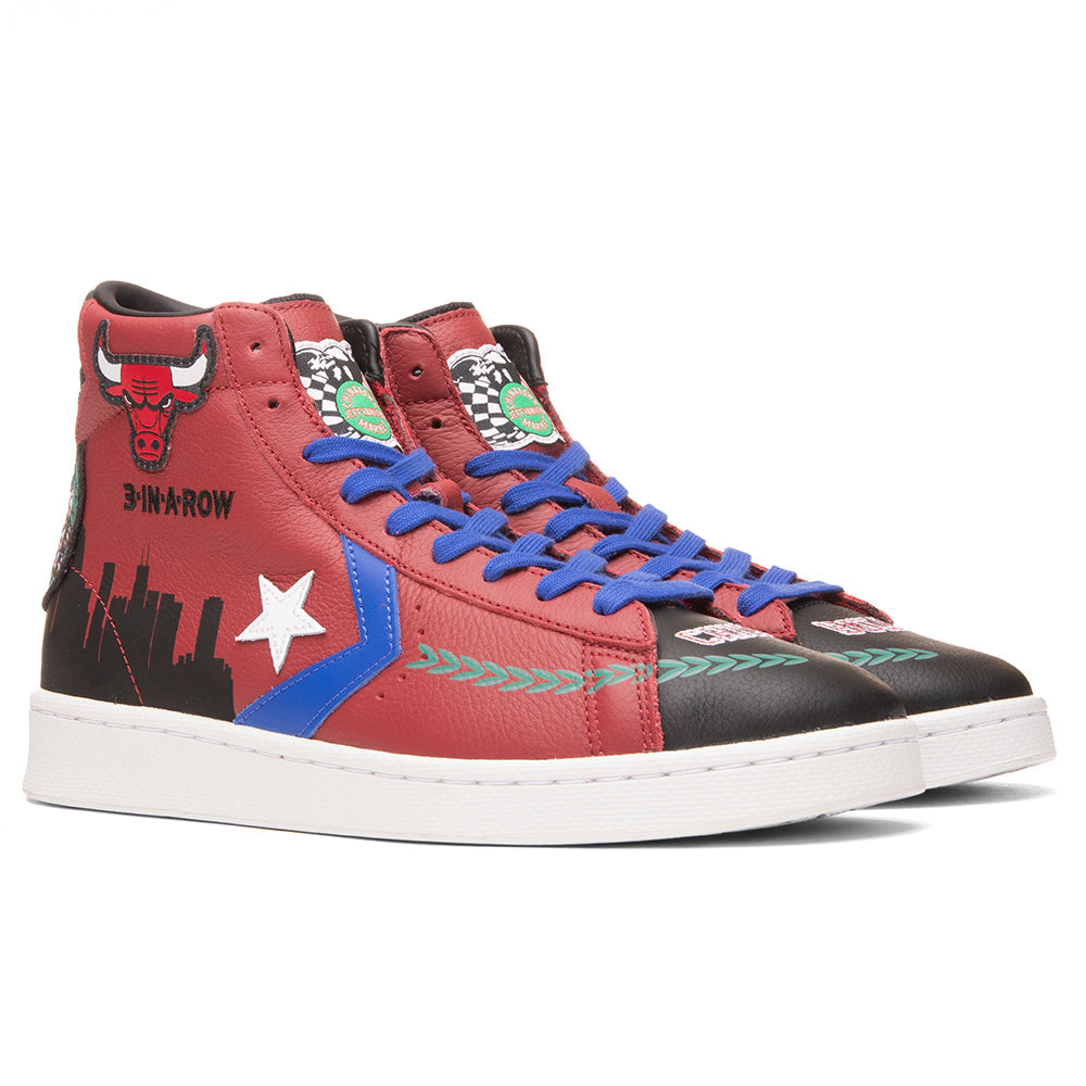 Pro Leather Hi - Garnet/Black/Hyper Royal