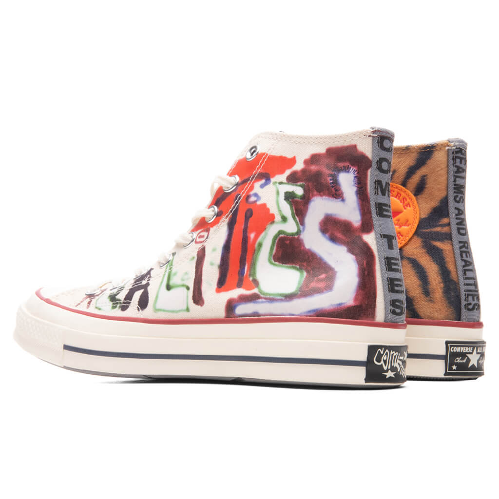 Chuck 70 Hi - White/Multi/Egret
