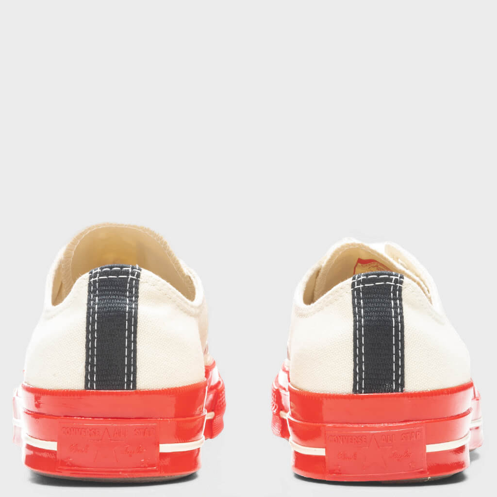 All Star Chuck '70 Ox Red Sole - White