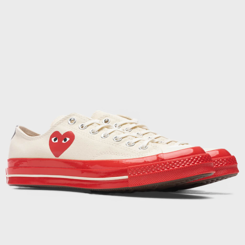 All Star Chuck '70 Ox Red Sole - White