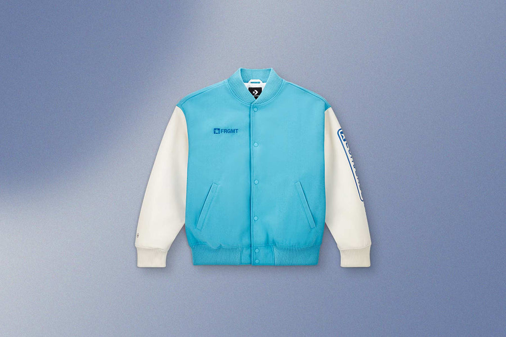 Varsity Jacket - Aquarius Powder Blue