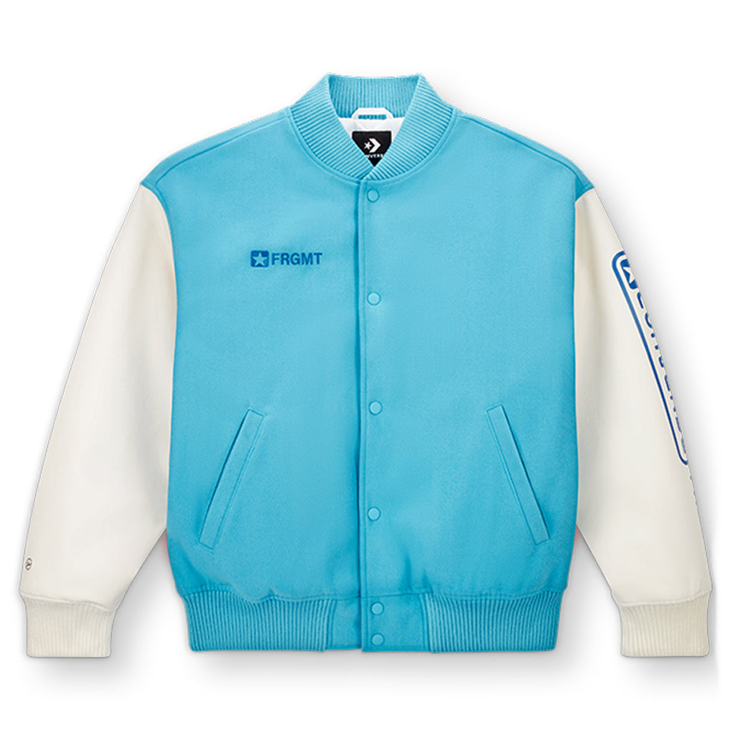 Varsity Jacket - Aquarius Powder Blue