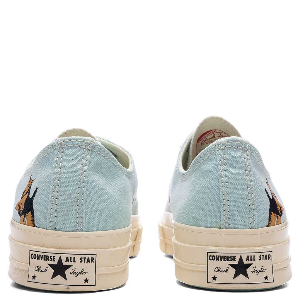 Darryl Chuck 70 - Milky Blue/Multi/Winter White