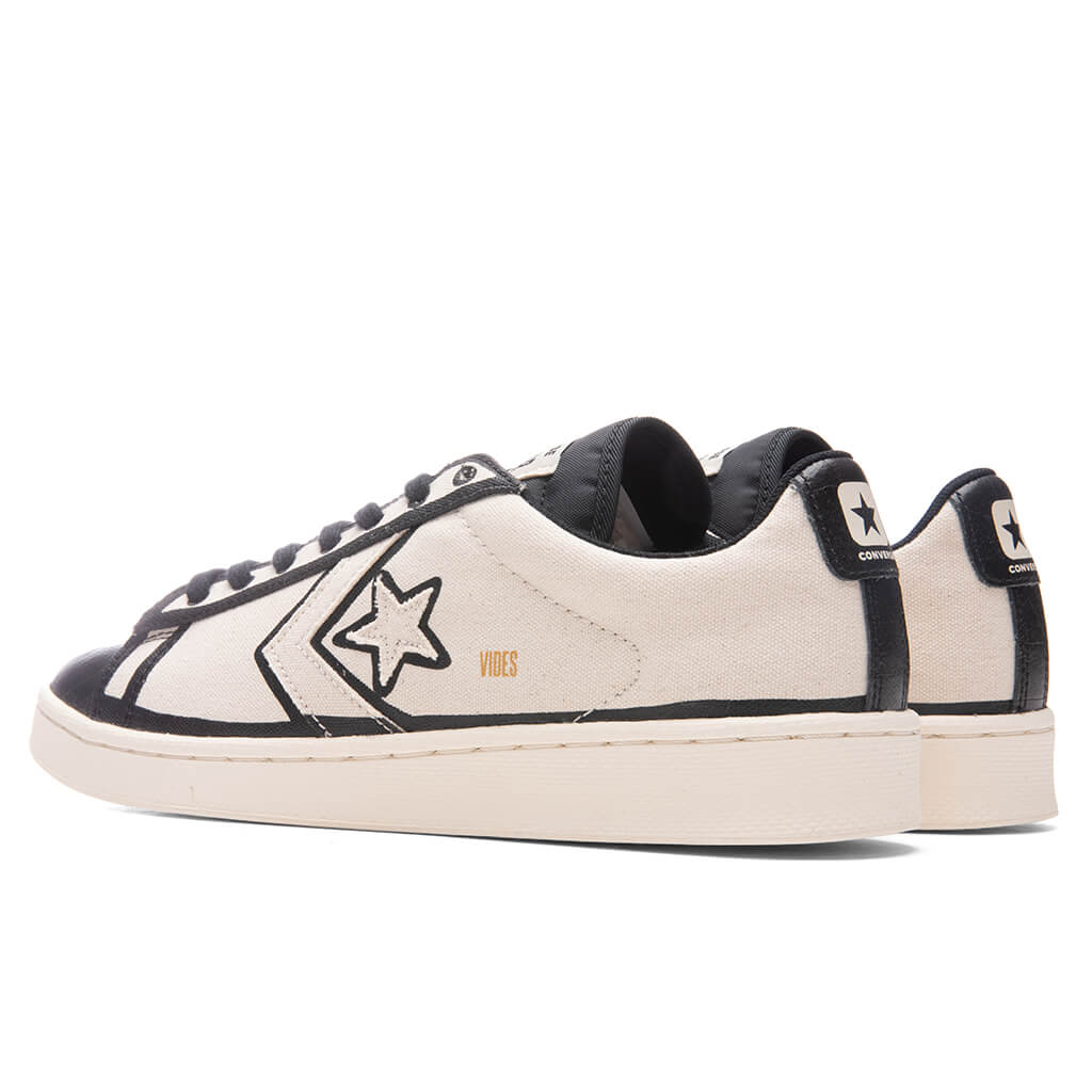 Pro Leather Ox - Natural Ivory/Black/White