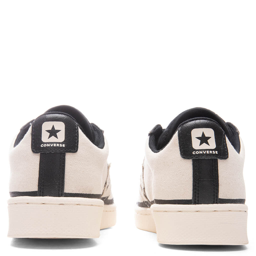 Pro Leather Ox - Natural Ivory/Black/White