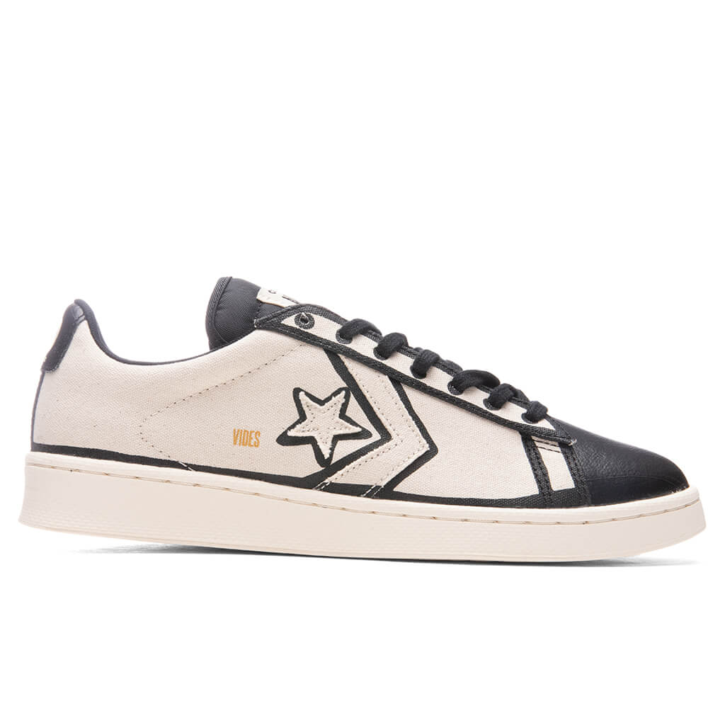 Pro Leather Ox - Natural Ivory/Black/White