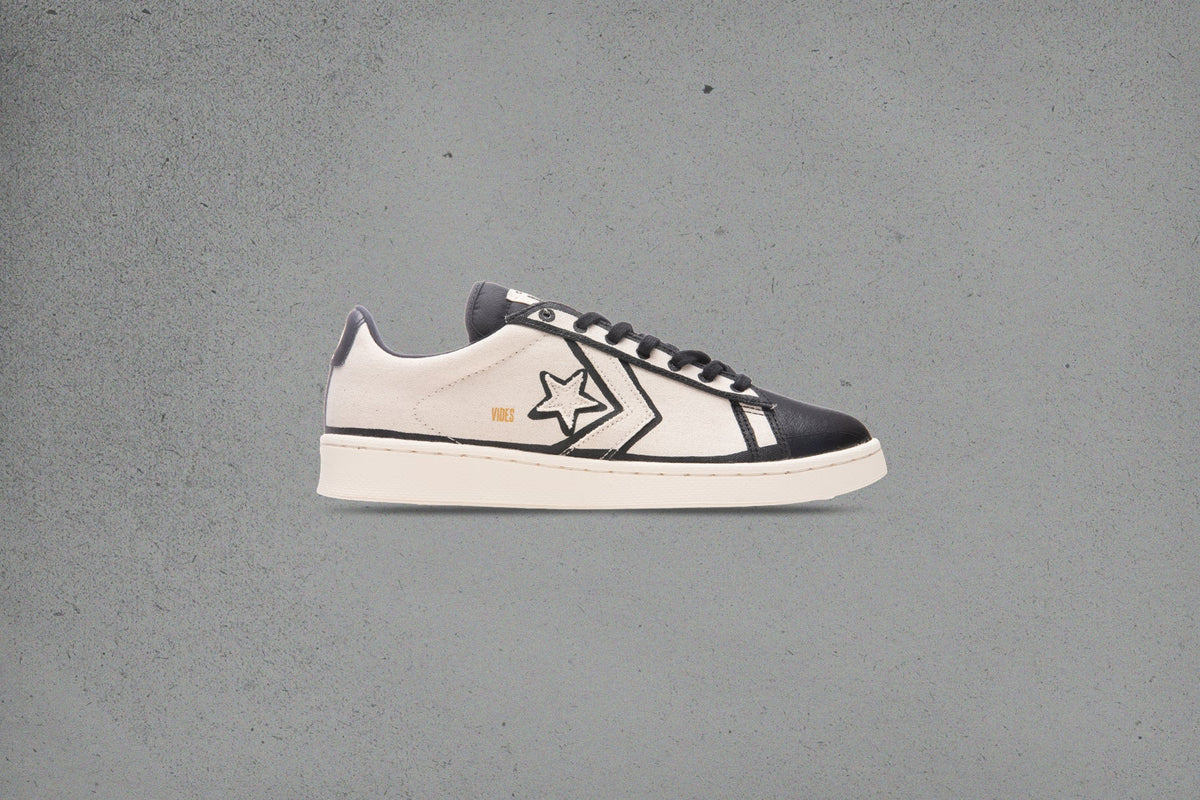 Pro Leather Ox - Natural Ivory/Black/White