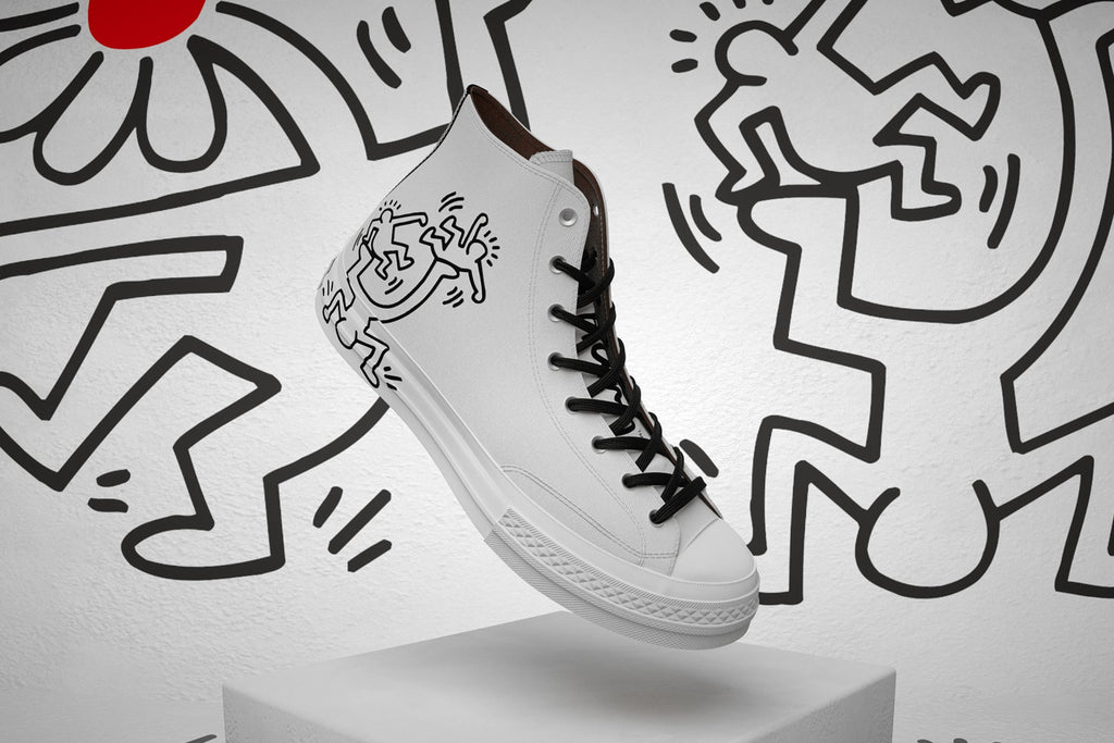 Chuck 70 Hi - Egret/Black/Red