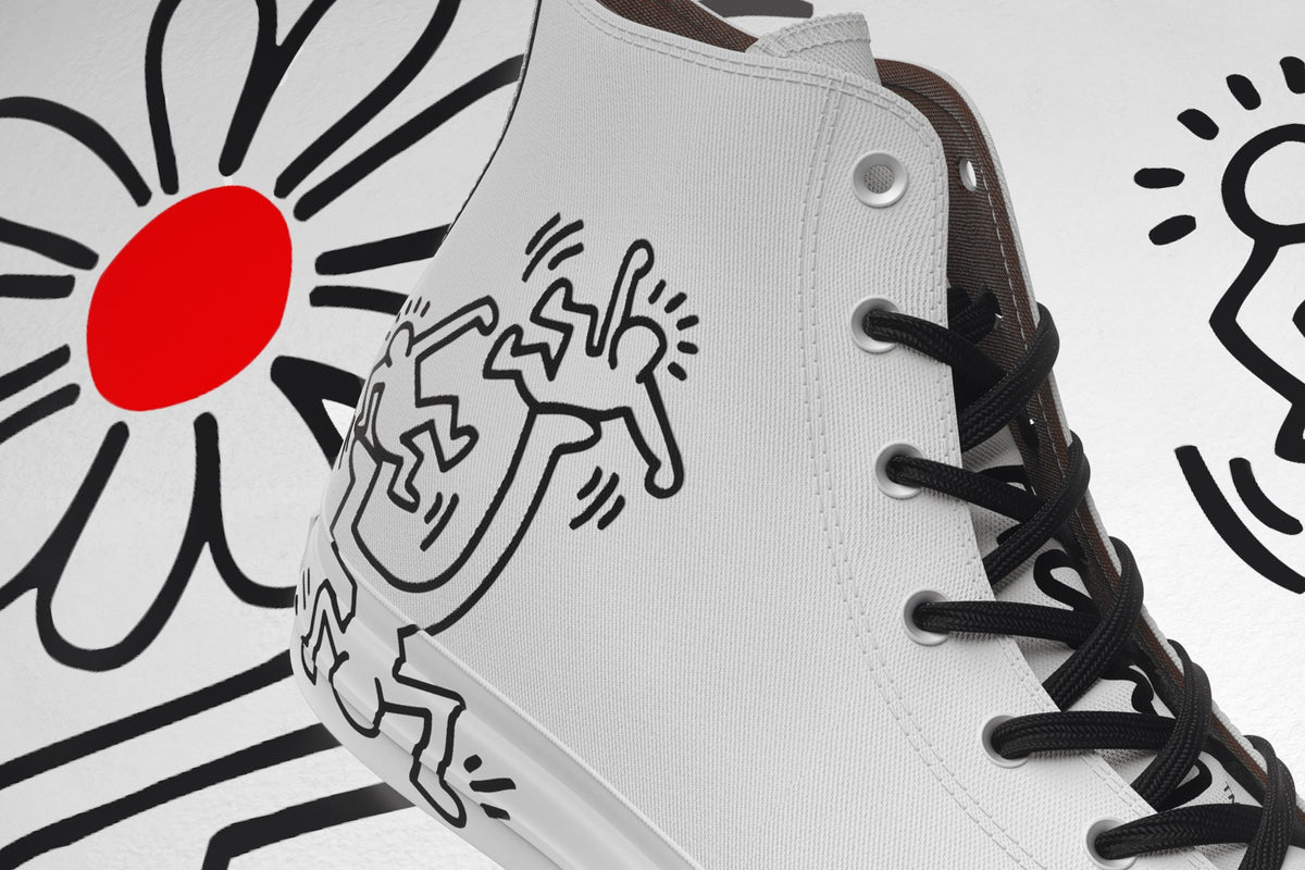 Chuck 70 Hi - Egret/Black/Red
