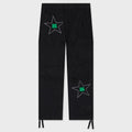 Four-Leaf Clover Cargo Pant - Black