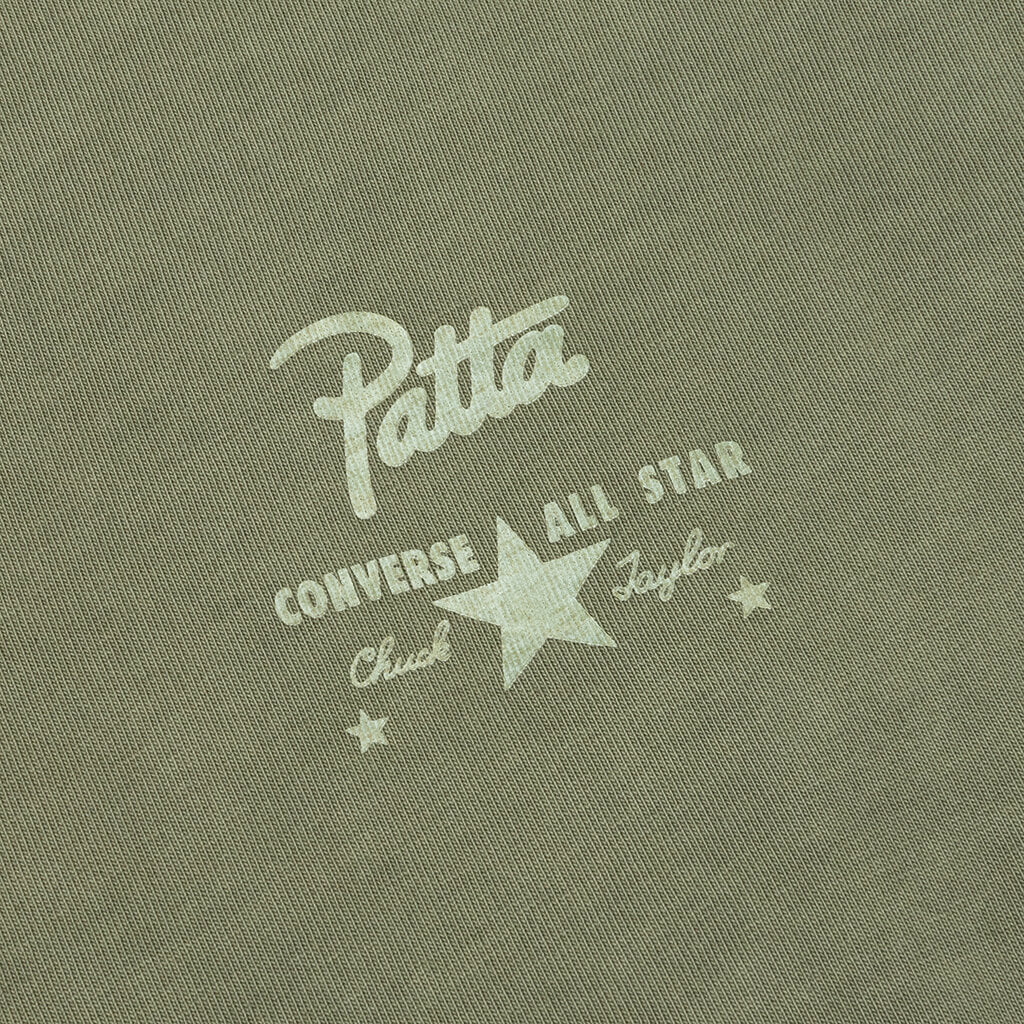 Four-Leaf Clover Short Sleeve T-Shirt  - Burnt Olive