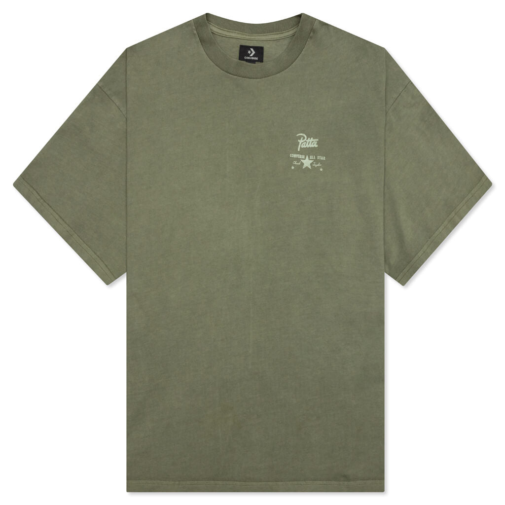 Four-Leaf Clover Short Sleeve T-Shirt  - Burnt Olive