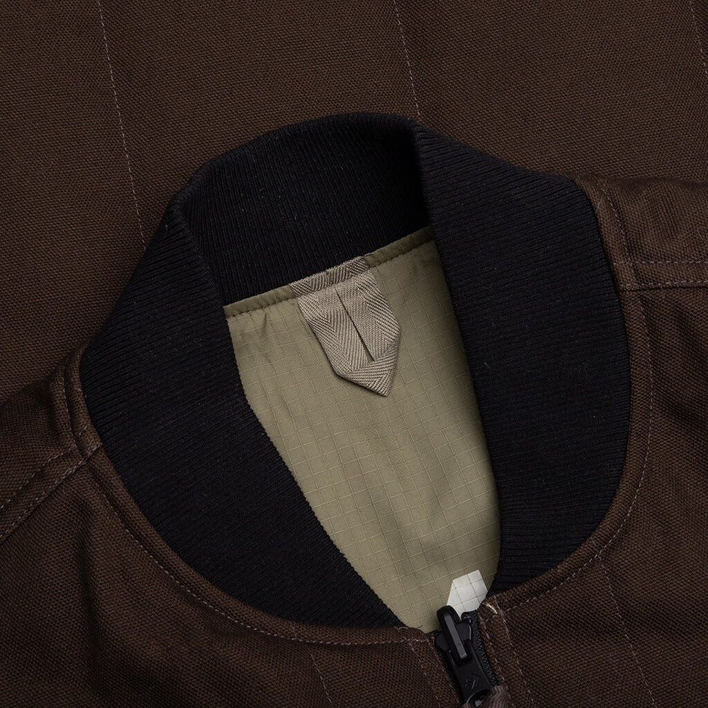 Four-Leaf Clover Utility Reversible Padded Vest - Java