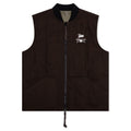 Four-Leaf Clover Utility Reversible Padded Vest - Java
