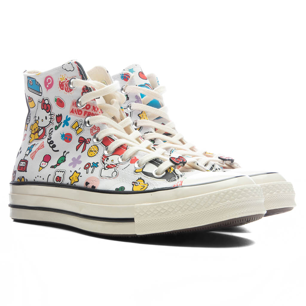 Chuck 70 Hi - White/Pink/Green