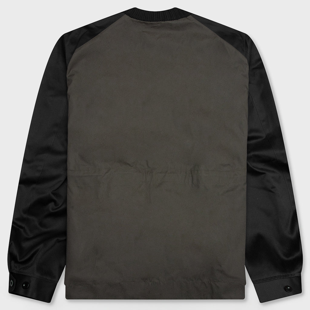 Cotton Chino Mix Pullover - Black/Navy/Dark Khaki
