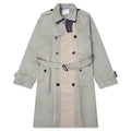 Cotton Gabardine Coat - Khaki/Beige