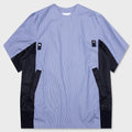 Cotton Poplin Pullover - Blue Stripe