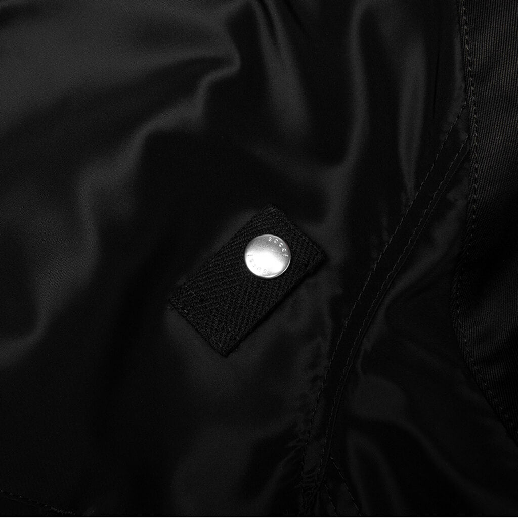 Cotton Chino x Nylon Twill Blouson - Black