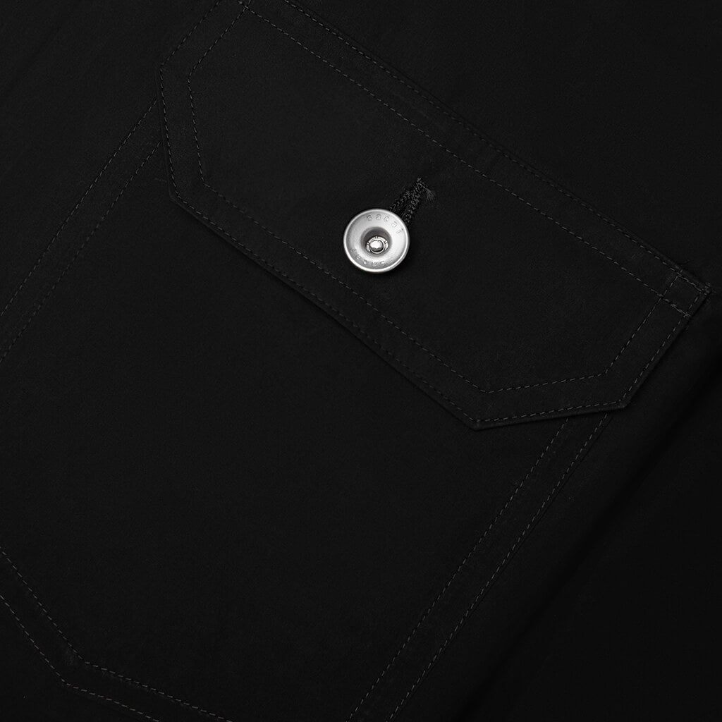 Cotton Typewriter Jacket - Black