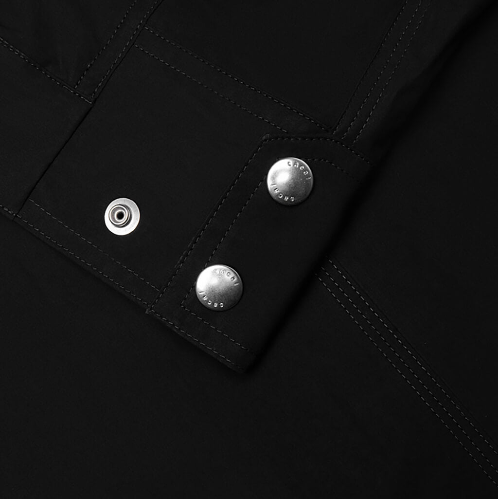 Cotton Typewriter Jacket - Black