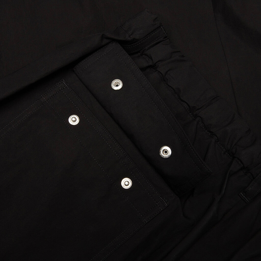 Cotton Typewriter Pants - Black