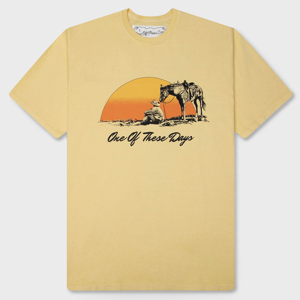 Could Only Remember T-Shirt - Hard Washed Yellow