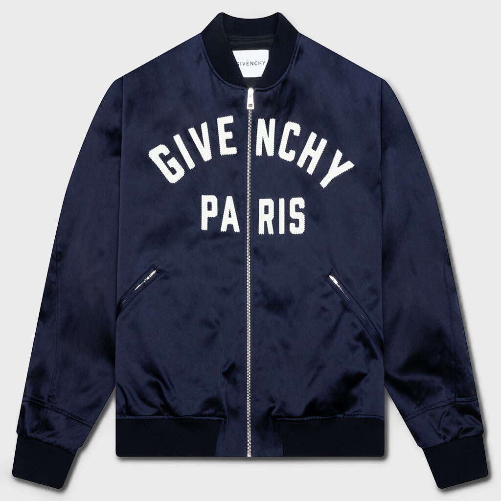 Couture Seam Bomber - Navy