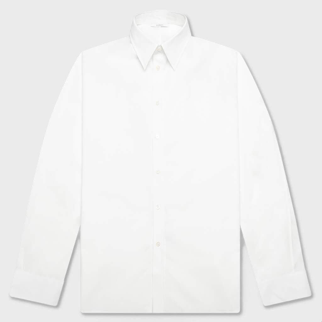 Couture Seam Cocoon Shirt - White