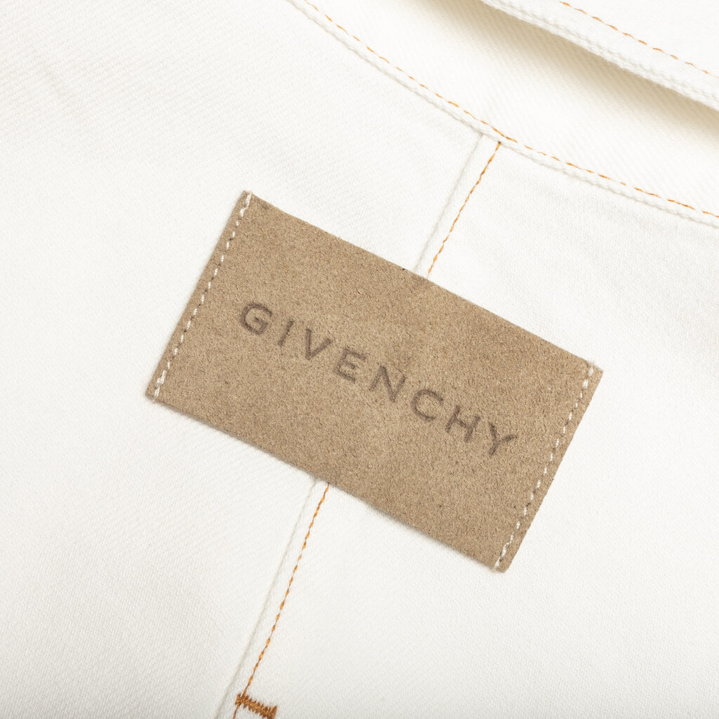 Couture Seam Overshirt - White