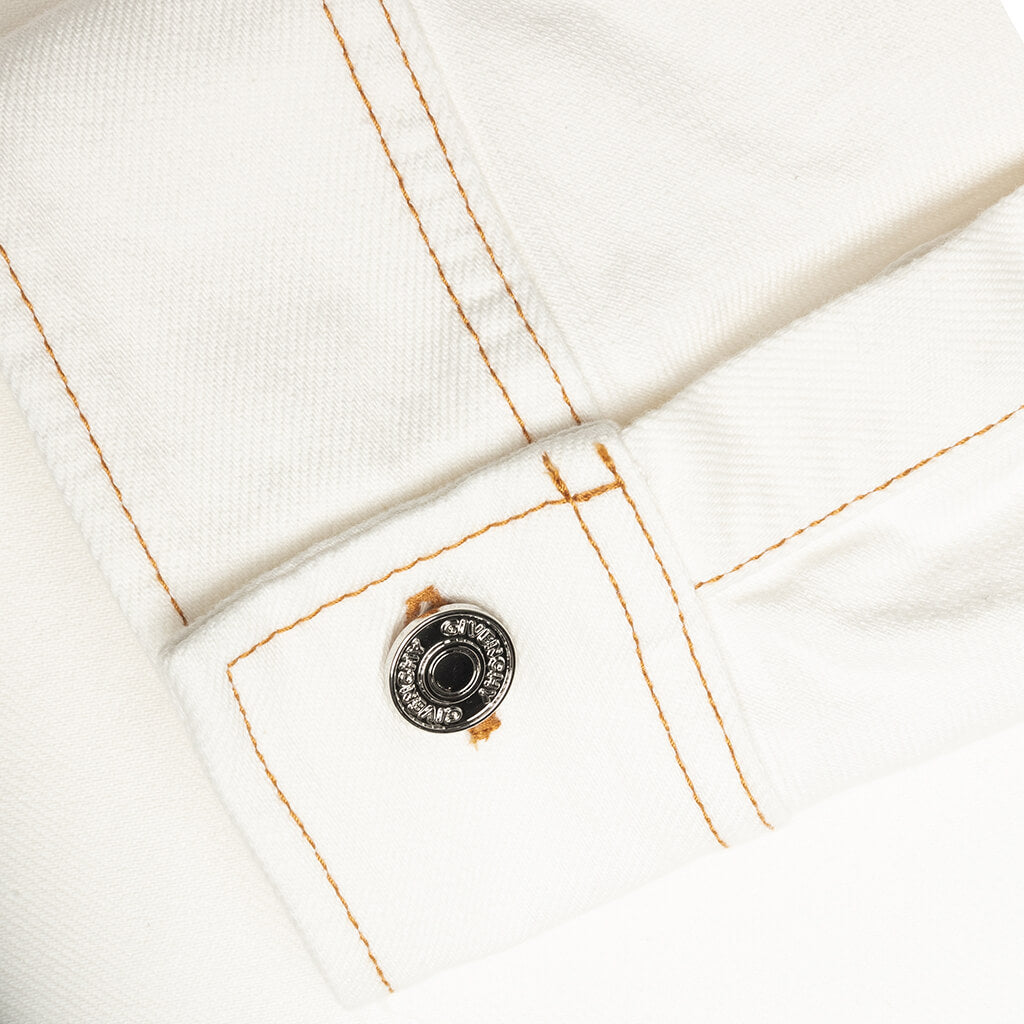 Couture Seam Overshirt - White