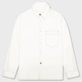 Couture Seam Overshirt - White