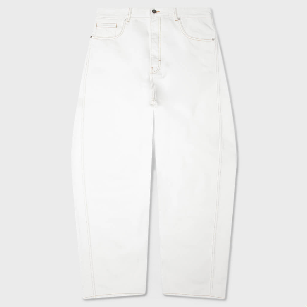 Couture Seam Trousers - White