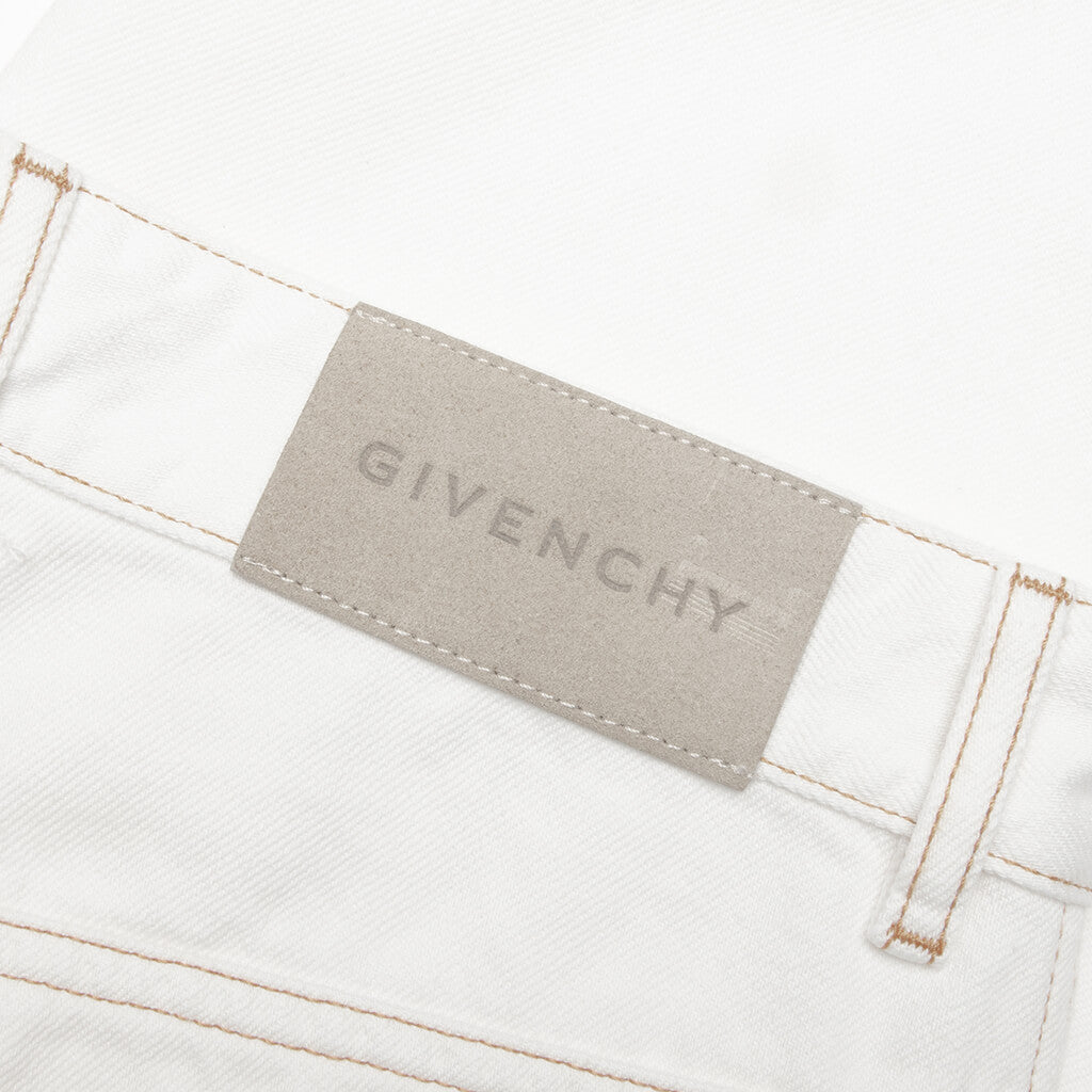 Couture Seam Trousers - White
