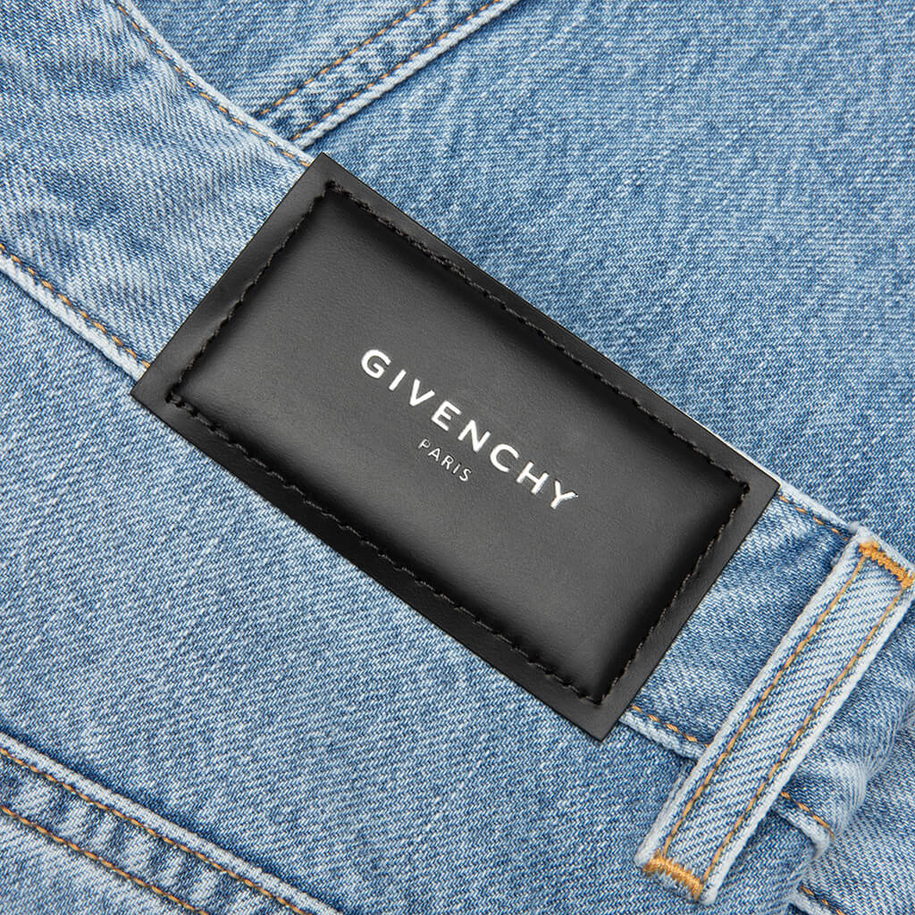 Couture Seam Jeans - Light Blue
