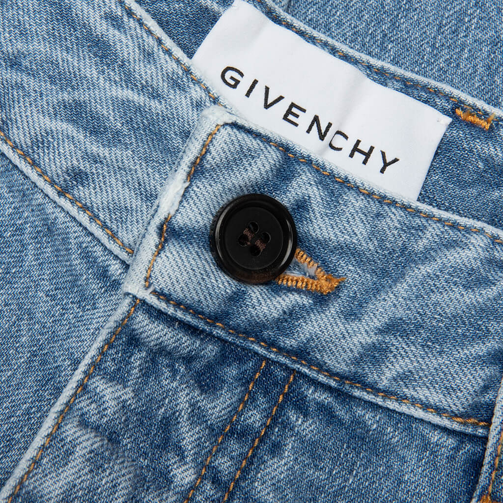 Couture Seam Jeans - Light Blue