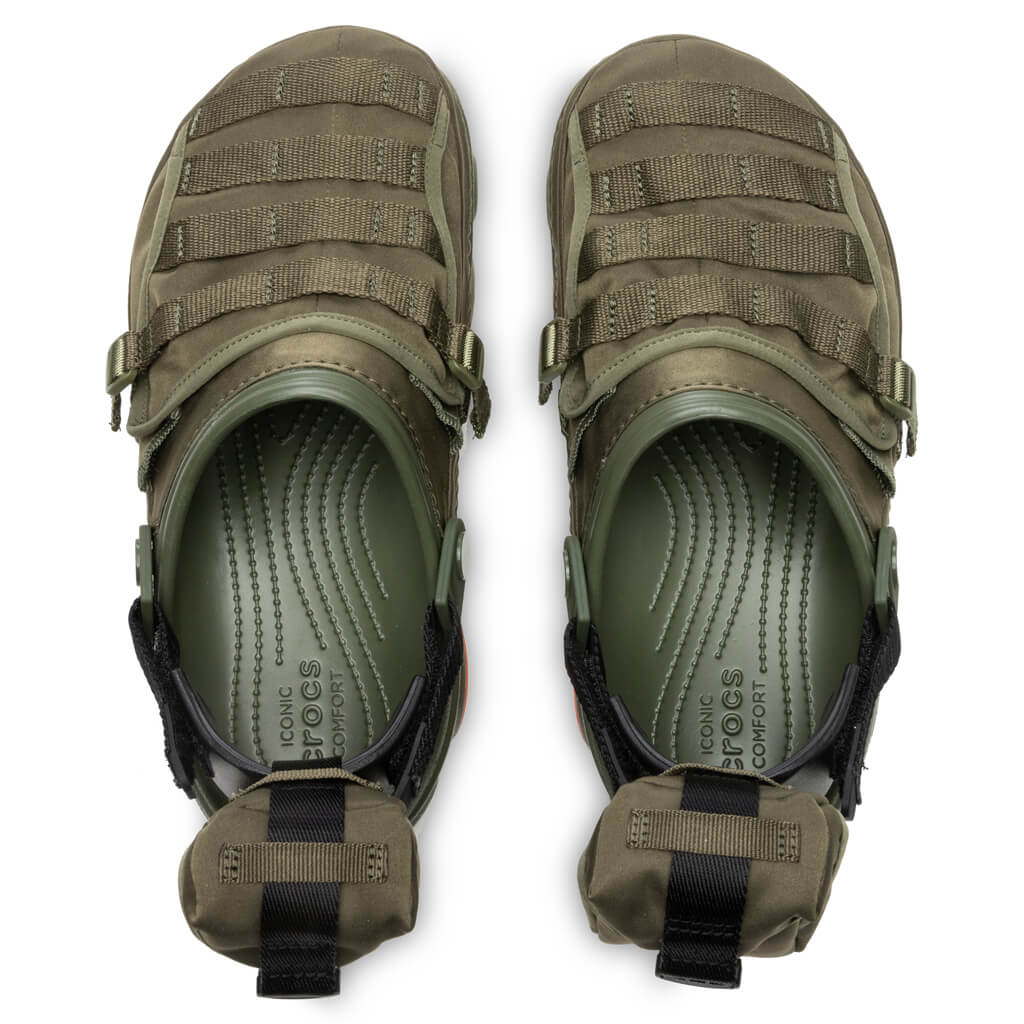 Classic All Terrain Military Clog - Army Green