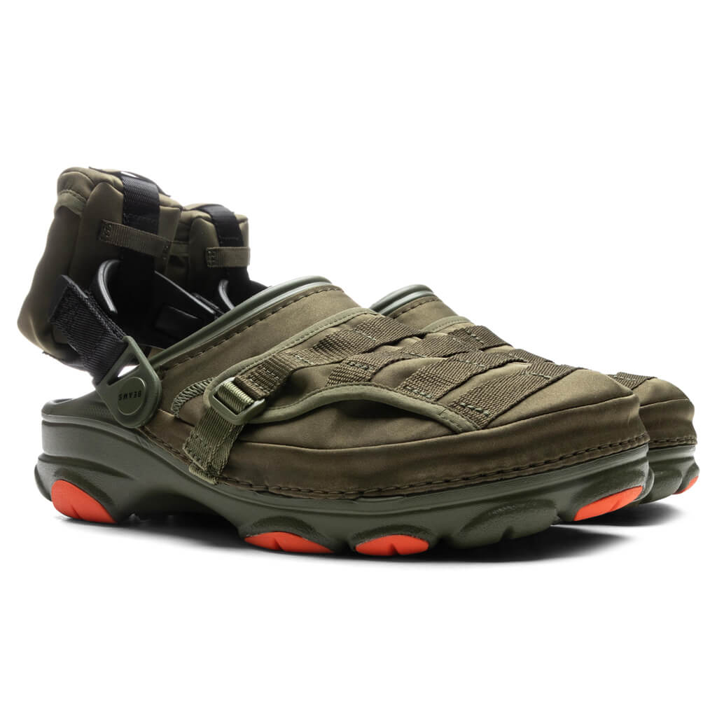 Classic All Terrain Military Clog - Army Green
