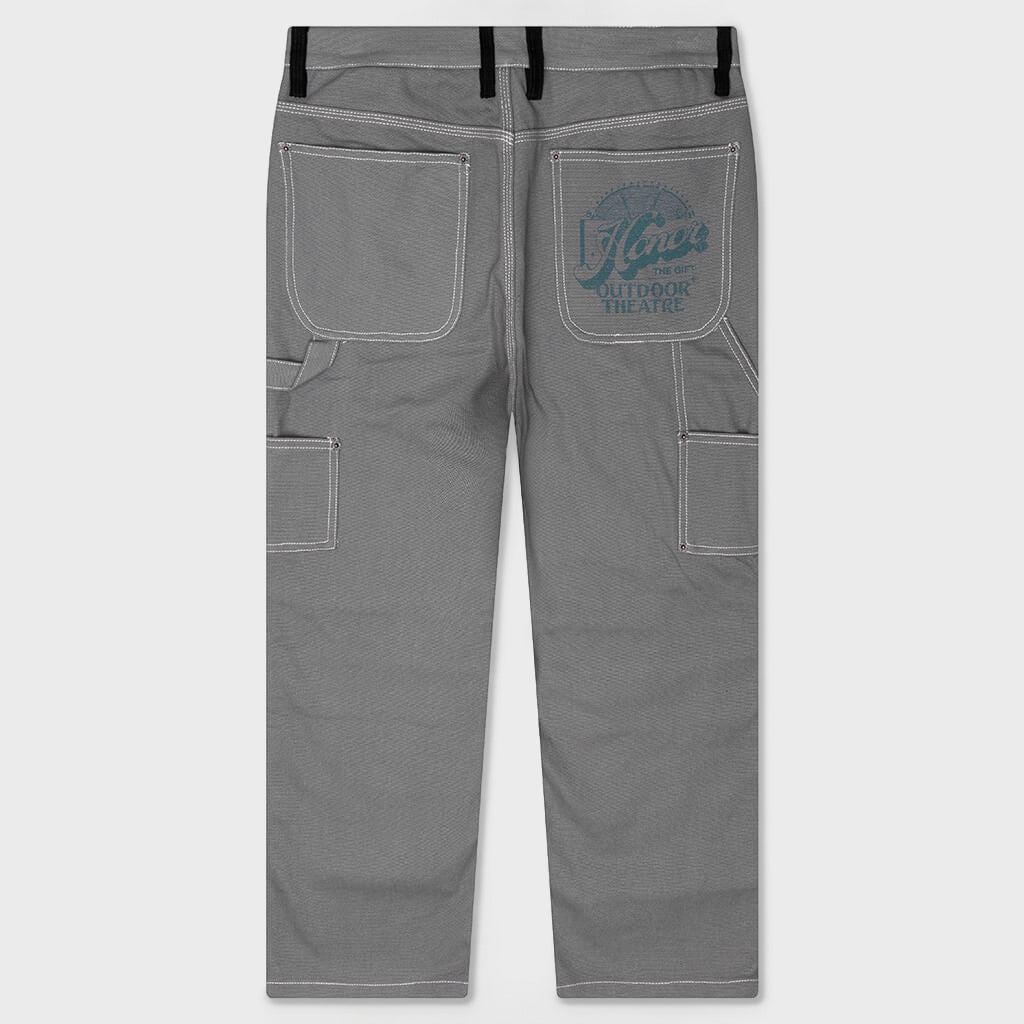 Crop Carpenter Pant - Stone
